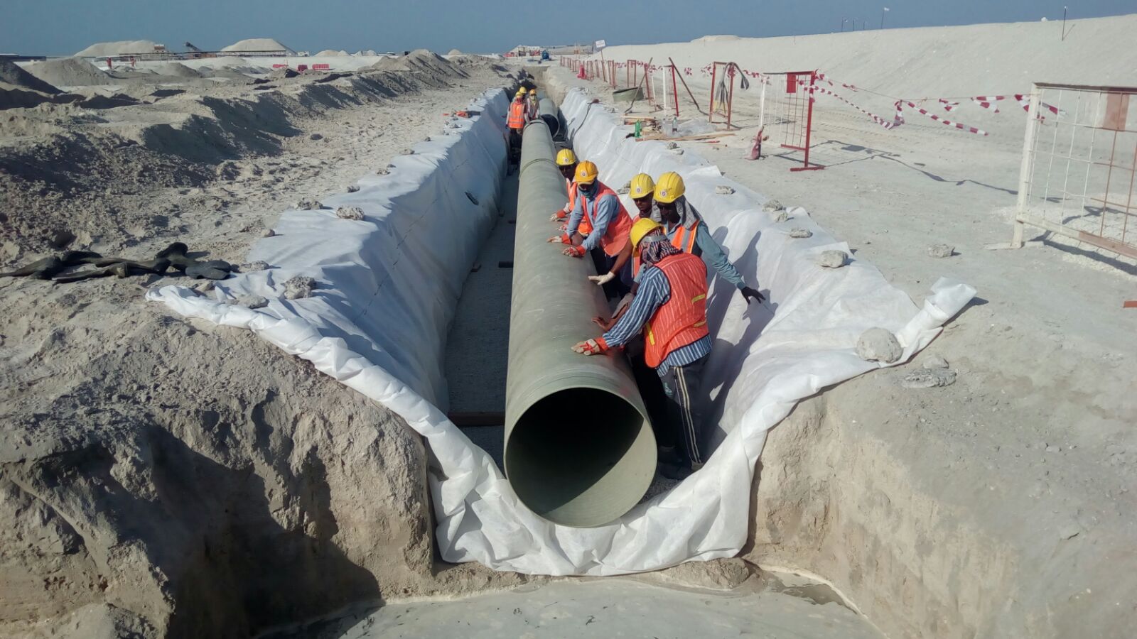 أعمال البنية التحتية